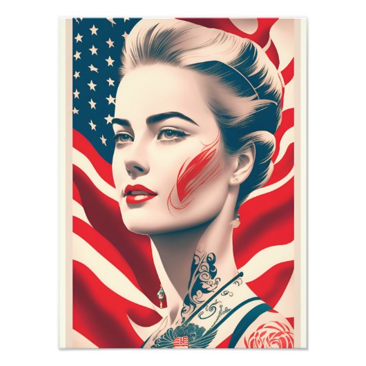 American girl 11 foto afdruk (Voorkant)