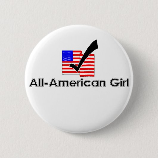 American Girl Button (Voorkant)