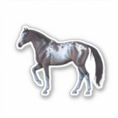 American Girl - Pferd, laufend -  Sticker (Voorkant)