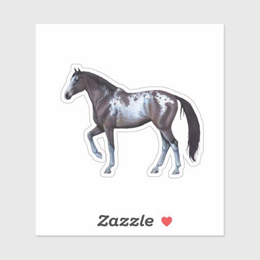 American Girl - Pferd, laufend -  Sticker (Vel)