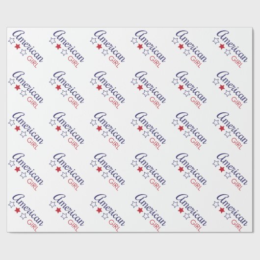 American Girl Stars Cadeaupapier (Vlak)