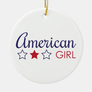 American Girl Stars Keramisch Ornament