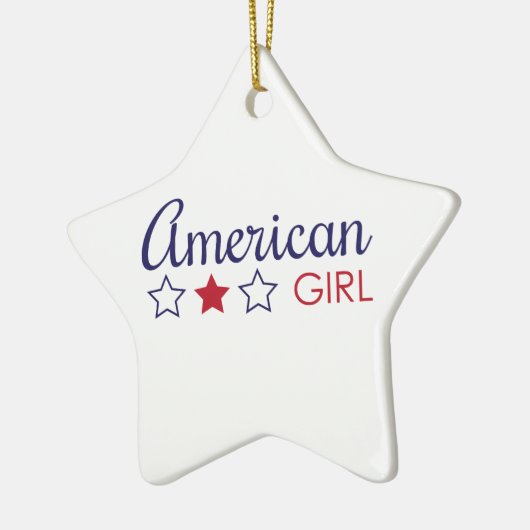 American Girl Stars Keramisch Ornament (Links)