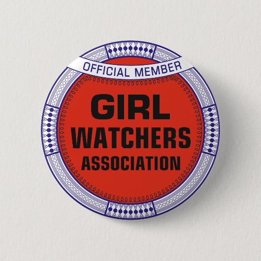 American Girl Watchers Association Ronde Button 5,7 Cm (Voorkant)