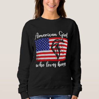 American girl who loves horses rider 4 trui