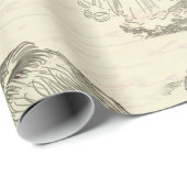 -American Girls Collage-ontkoppelpagina Cadeaupapier (Rol Hoek)