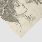 -American Girls Collage-ontkoppelpagina Tissuepapier (Detail)