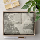 -American Girls Collage-ontkoppelpagina Tissuepapier (Geschenk)