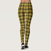 American Gold Weave Pattern Leggings (Achterkant)