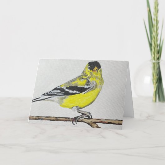 American Goldfinch Bedankkaart (Voorkant)