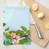 American Goldfinch Bird Hand Towel Theedoek (Quarter Fold)