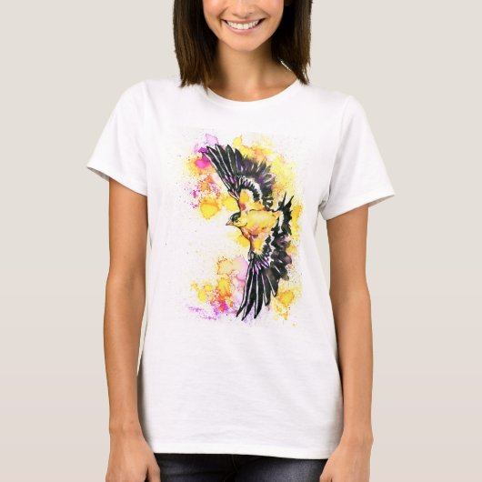 American Goldfinch Bird T-shirt (Voorkant)