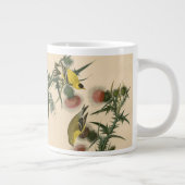 American Goldfinch by Audubon Bird Painting   Grote Koffiekop (Rechts)