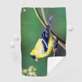 American Goldfinch Golf Towel Golfhanddoek (Insitu)