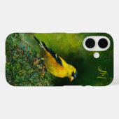 American Goldfinch Schilderij Custom Name Case-Mate iPhone Case (Achterkant (horizontaal))