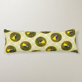 American Goldfinch Songbird Originele foto Lichaamskussen (Achterkant)