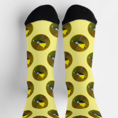 American Goldfinch Songbird Originele foto Sokken (Top)