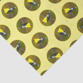 American Goldfinch Songbird Originele foto Tissuepapier (Detail)