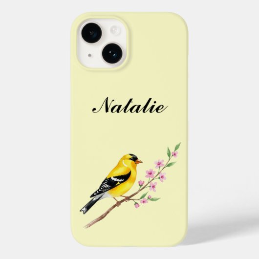 American Goldfinch Wild Bird Lover Gift Custom Case-Mate iPhone Case (Achterkant)