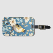 American Goldfinch William Morris Inspired Bagagelabel (Voorkant (horizontaal))
