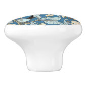 American Goldfinch William Morris Inspired Keramische Knop (Zijkant)