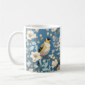 American Goldfinch William Morris Inspired Koffiemok (Links)