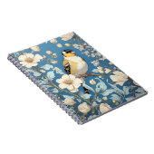 American Goldfinch William Morris Inspired Notitieboek (Rechterzijde)