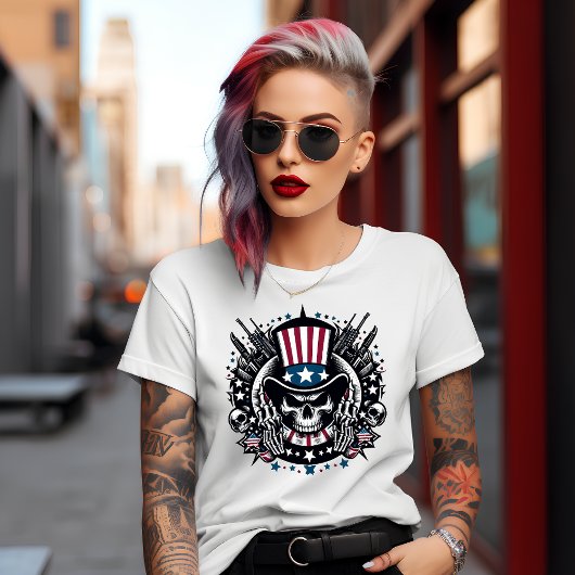 American Gothic 4 juli T-shirt
