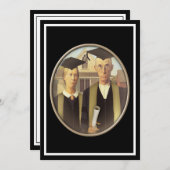 American Gothic Afstuderen Cameo Kaart (Voorkant / Achterkant)