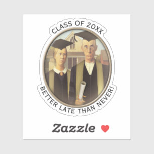 American Gothic Afstuderen Cameo Sticker