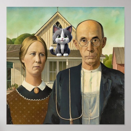 American Gothic —art Poster (Voorkant)