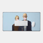 American Gothic blazen roze bubble gum Bureaumat (Keyboard & Muis)