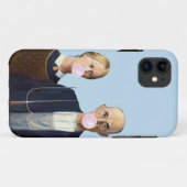 American Gothic blazen roze bubble gum Case-Mate iPhone Case (Achterkant (horizontaal))