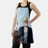 American Gothic blazen roze bubble gum Schort (Insitu)