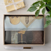 American Gothic by Grant Wood, reproductiekunst,vi Tissuepapier (Geschenk)