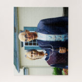 American Gothic Front Yard Jigzaag Puzzle Legpuzzel (Verticaal)