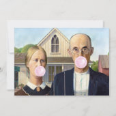 American Gothic Grant Wood Kaart (Voorkant)