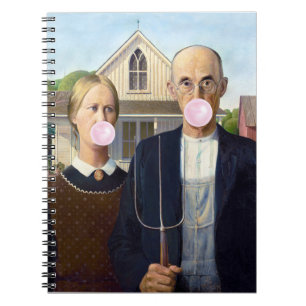 American Gothic Grant Wood Notitieboek
