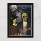 American Gothic Halloween Briefkaart (Voorkant)