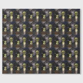 American Gothic Halloween Cadeaupapier (Vlak)