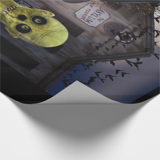 American Gothic Halloween Cadeaupapier (Hoek)