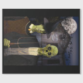 American Gothic Halloween Cadeaupapier (Vlak)