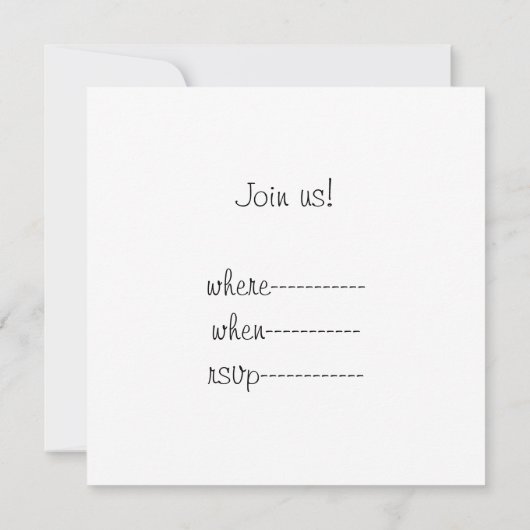 American Gothic Halloween Kaart (Achterkant)