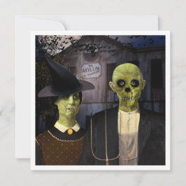 American Gothic Halloween Kaart