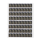 American Gothic Halloween Omwikkelbaar Adreslabel (Vel)