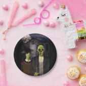 American Gothic Halloween Papieren Bordje (Feest)