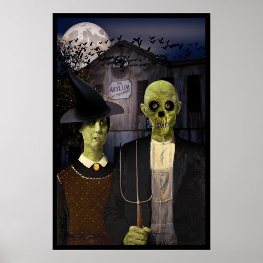 American Gothic Halloween Poster (Voorkant)