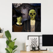 American Gothic Halloween Poster (Thuiskantoor)