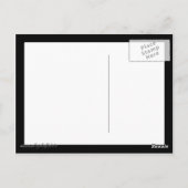 American Gothic Halloween Spukhuis Briefkaart (Achterkant)