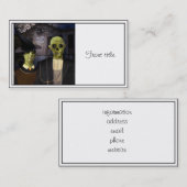 American Gothic Halloween Visitekaartje (Voorkant / Achterkant)